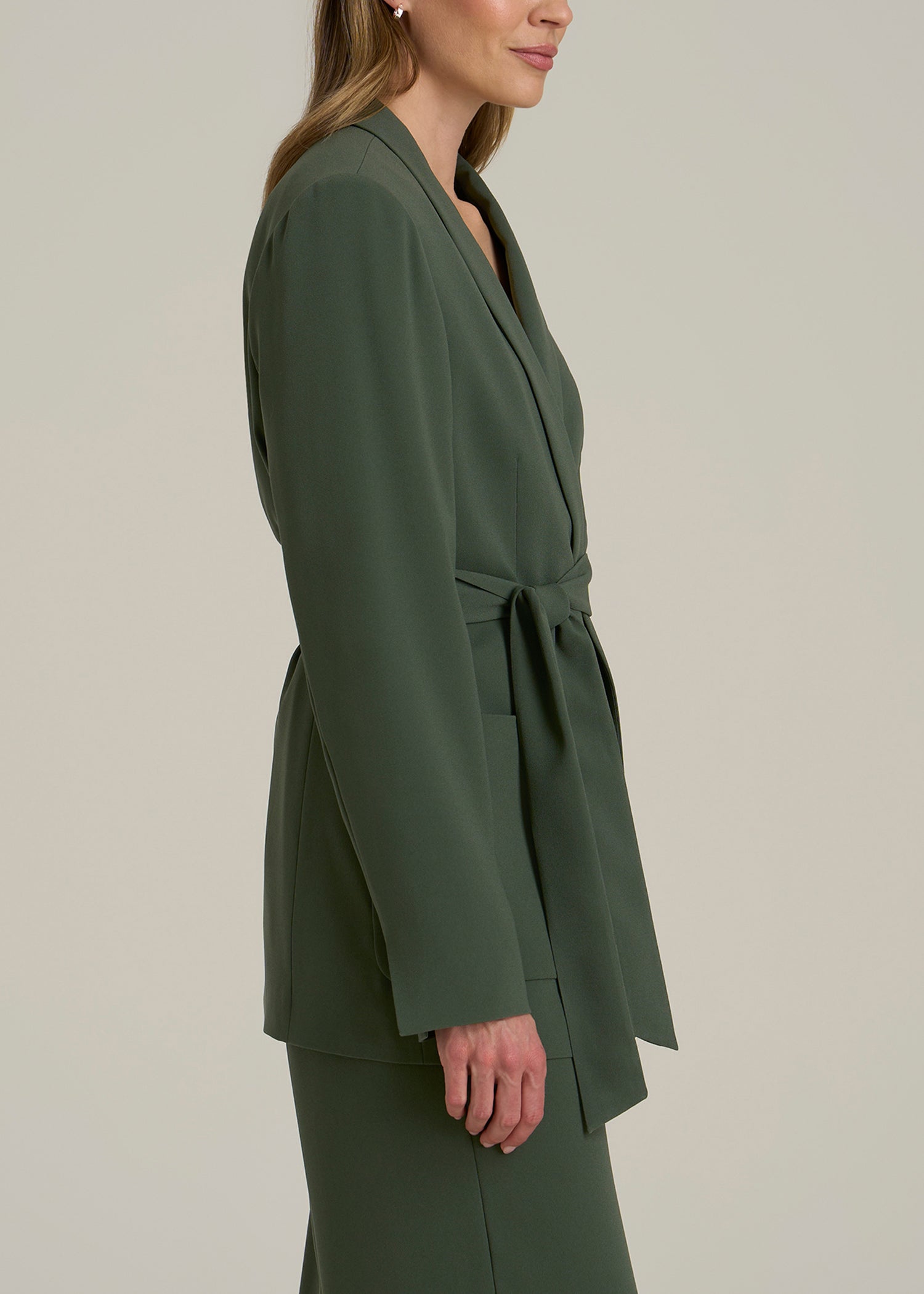 American-Tall-Women-Crepe-Wrap-Blazer-Climbing-Ivy-Side