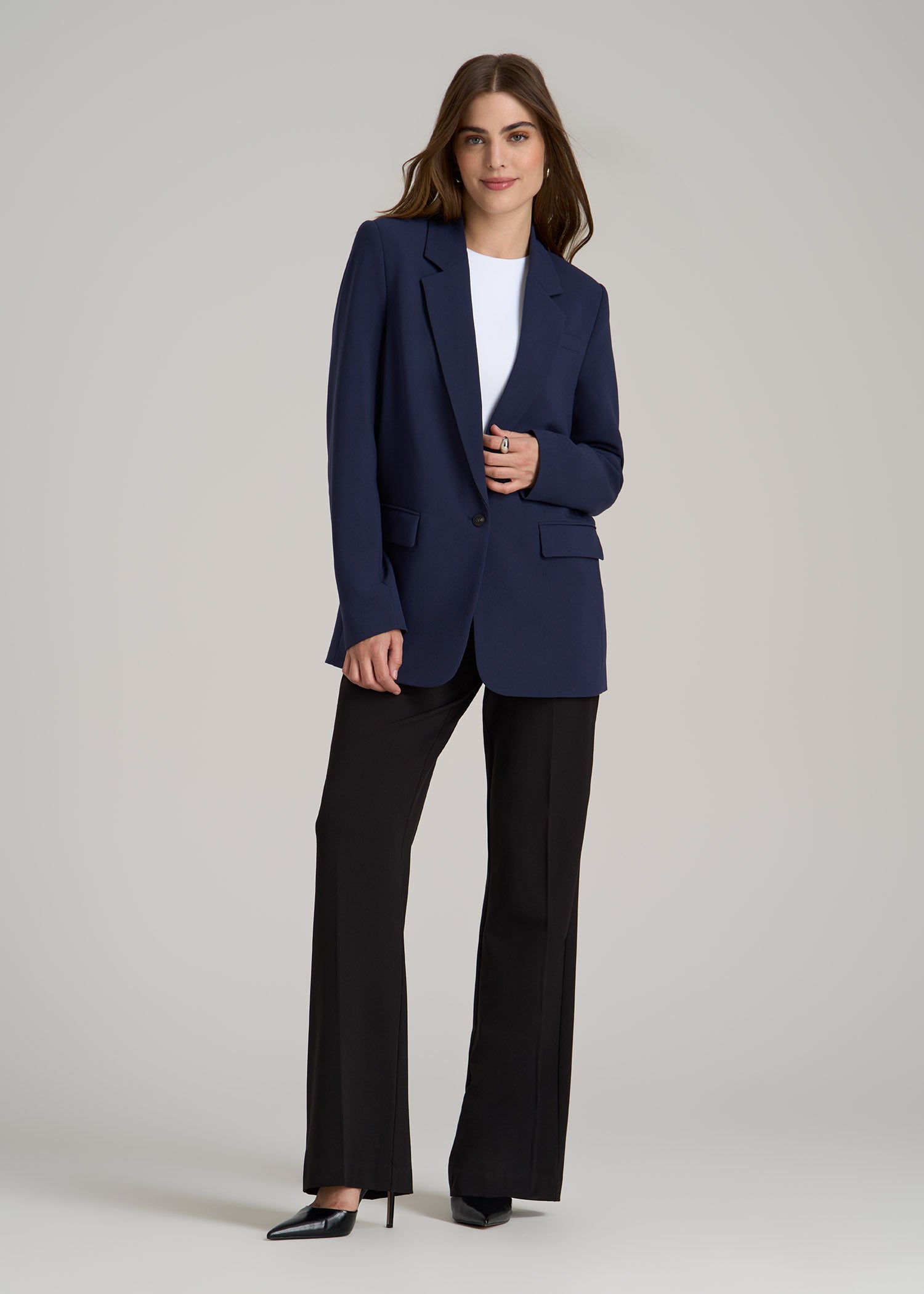 American-Tall-Women-Relaxed-Single-Button-Blazer-Navy-Full