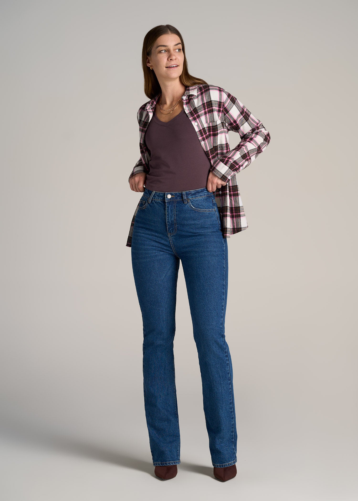 American-Tall-Women-Scoop-V-Neck-Tee-Merlot-full