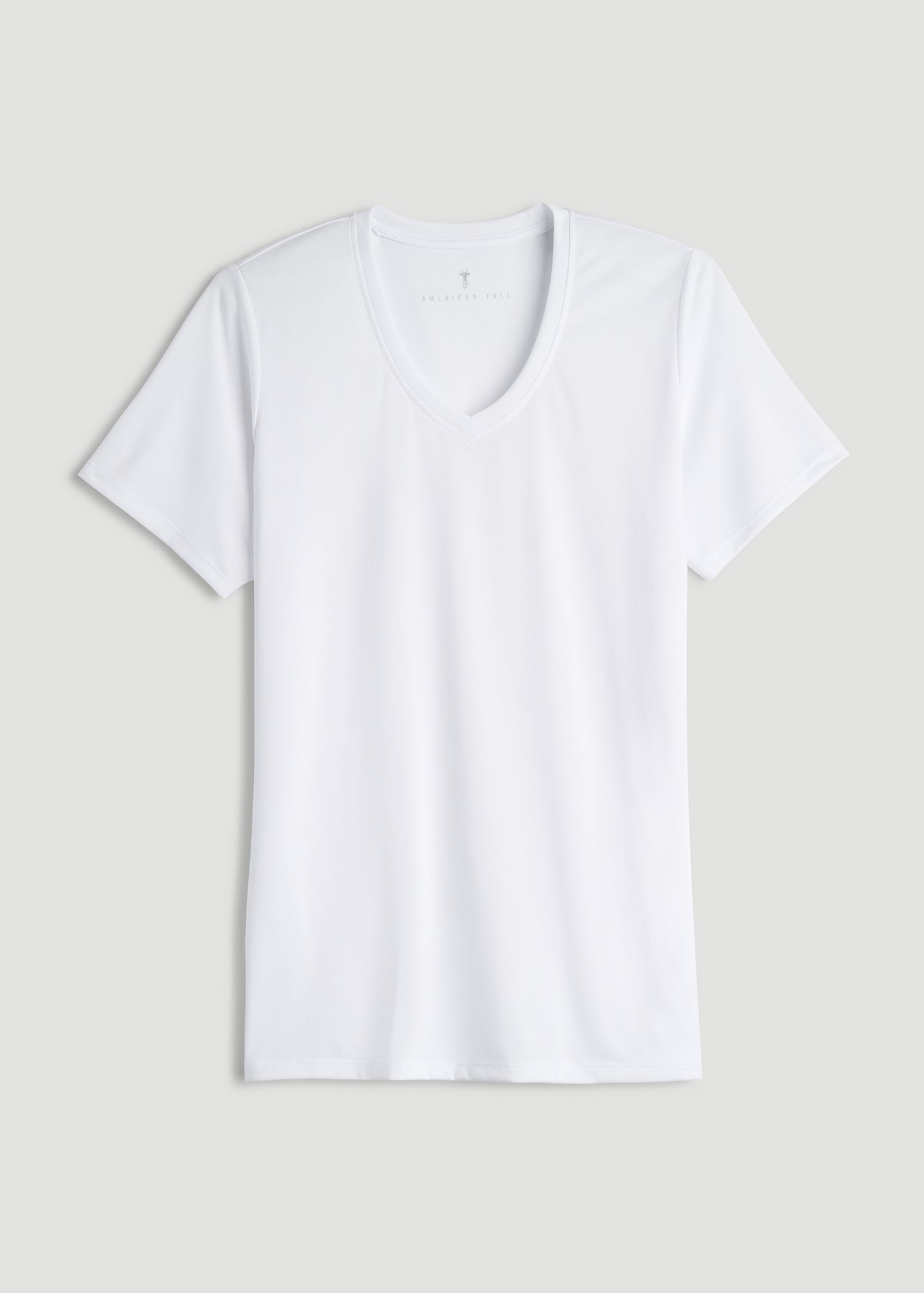 American-Tall-Women-short-sleeve-active-v-neck-tee-Optic-White-Off-Fig