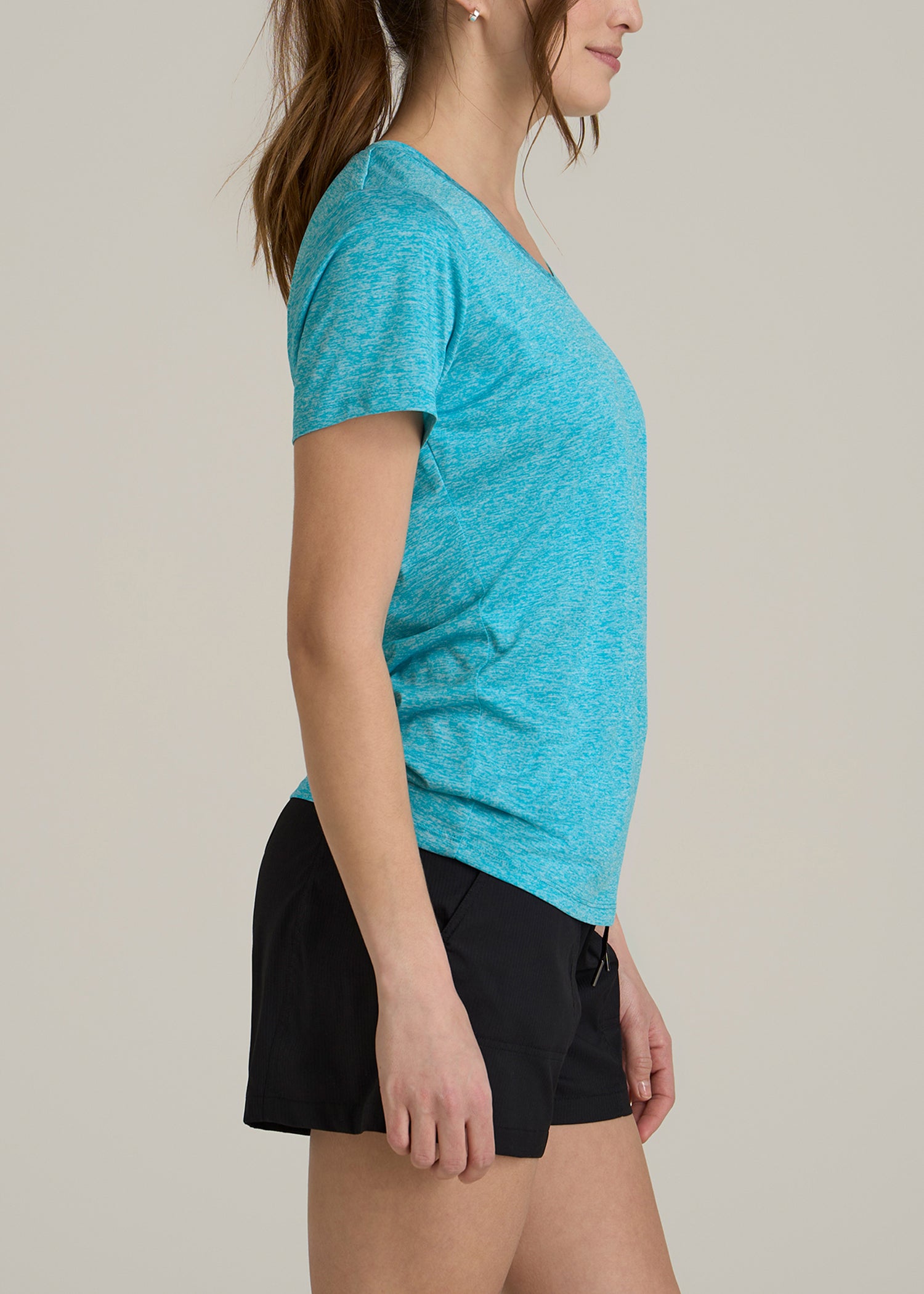 American-Tall-Women-short-sleeve-active-v-neck-tee-Scuba-Blue-Mix-Side