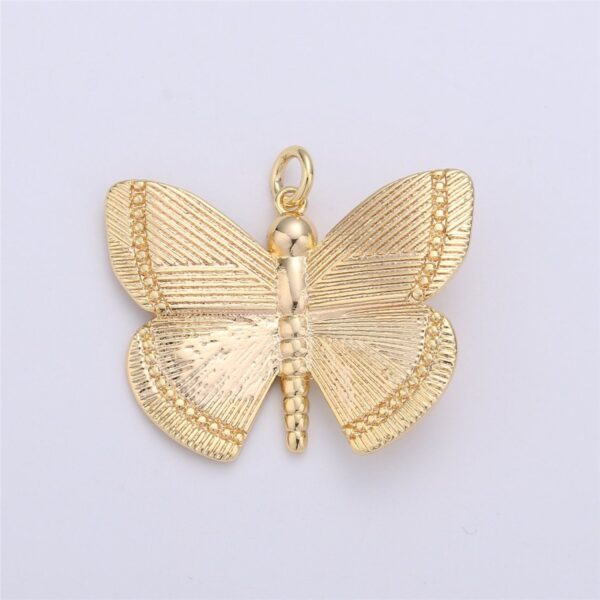 Dainty 14k Gold Filled Butterfly Pendant Gold Butterfly Charms for Bracelet, Earring, Necklace Charms for Jewelry Making Supply D-491 C-653